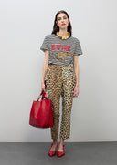 PANTALON FLARE ANIMAL PRINT LOLA CASADEMUNT LS2614033