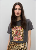 CAMISETA LOVE LOLA GRIS OSCURO LOLA CASADEMUNT LS2615105