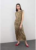 VESTIDO DRAPEADO ESTAMPADO ANIMAL PRINT LOLA CASADEMUNT LS2616152