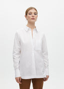 CAMISA POPELIN OVERSIZE DETALLE BOTONES BLANCO LOLA CASADEMUNT LF2515025
