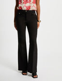 PANTALON BOOT- CUT NEGRO MORGAN PADOR