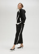 PANTALON NEGRO DETALLE BLANCO LOLA CASADEMUNT LS2514029