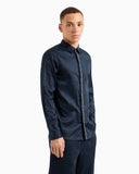 CAMISA AZUL MARINO ARMANI EXCHANGE 6DZC27 ZNZRZ