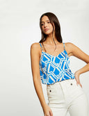 TOP MORGAN ESTAMPADO OBLUE