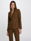 CHAQUETA MUJER MORGAN VERDE KAKI VAKO