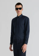 CAMISA HOMBRE AZUL MARINO CON GEMELO ANTONY MORATO