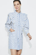 VESTIDO RAYAS ALGODON HIGHLY PREPPY