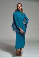 VESTIDO CÓCTEL MOSKADA AZUL