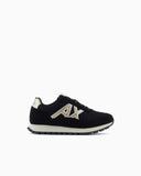 ZAPATILLAS NEGRAS CON LOGO ORO ARMANI EXCHANGE