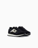 ZAPATILLAS NEGRAS CON LOGO ORO ARMANI EXCHANGE
